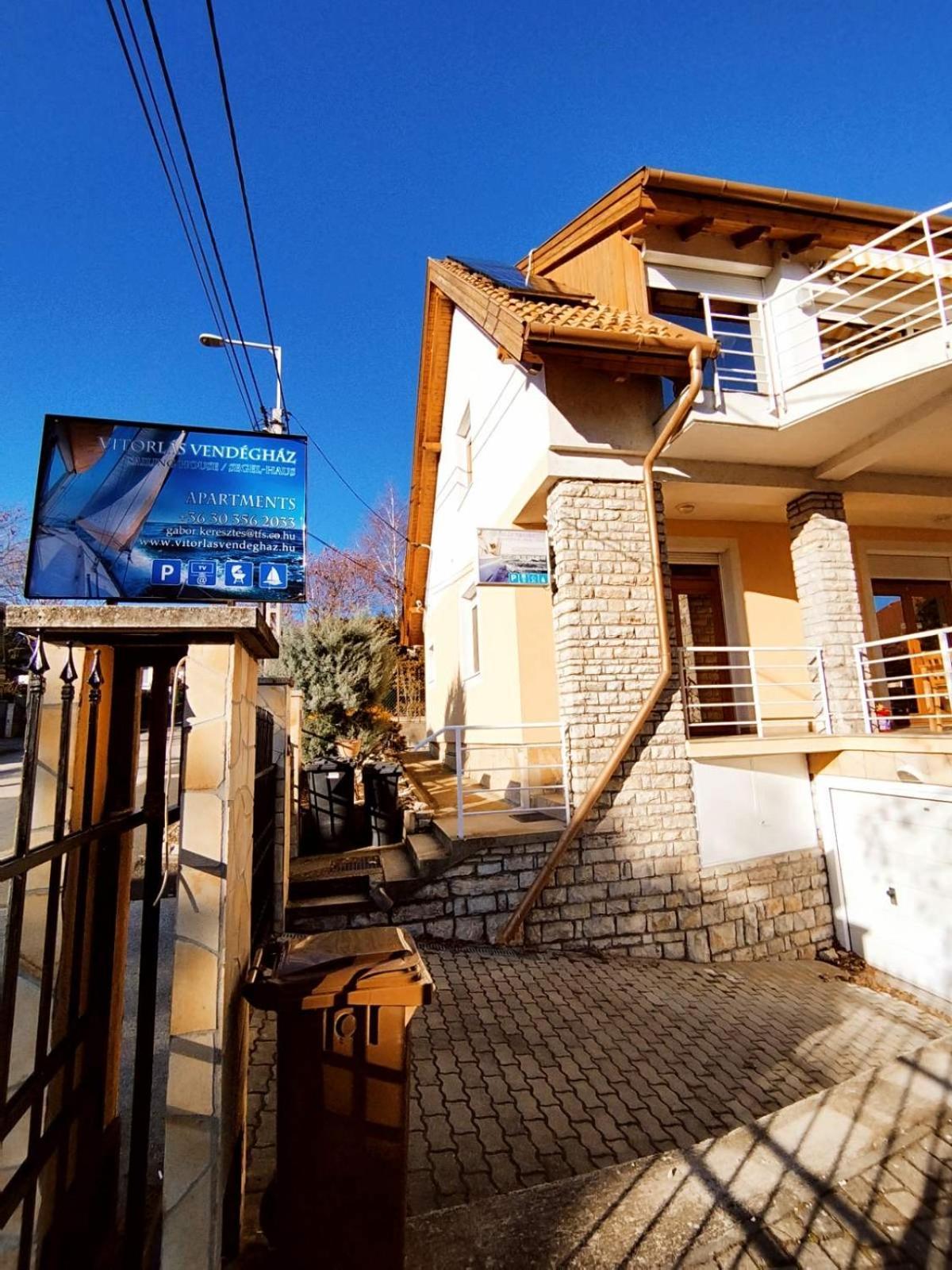 Apartman Vitorlas Vendeghaz Balatonfüred Buitenkant foto